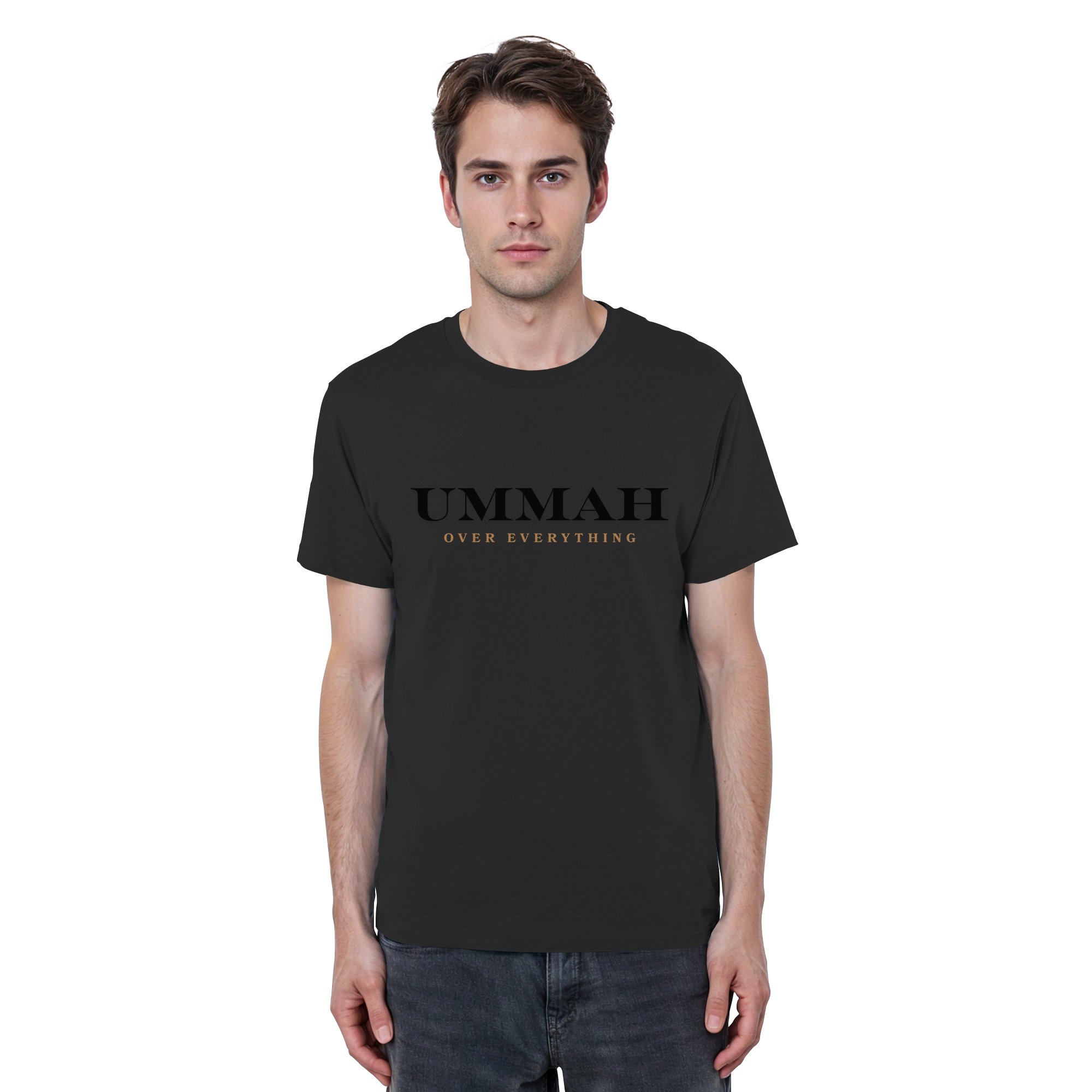 UMMAH OVER EVERYTHING - Organic Basic Shirt