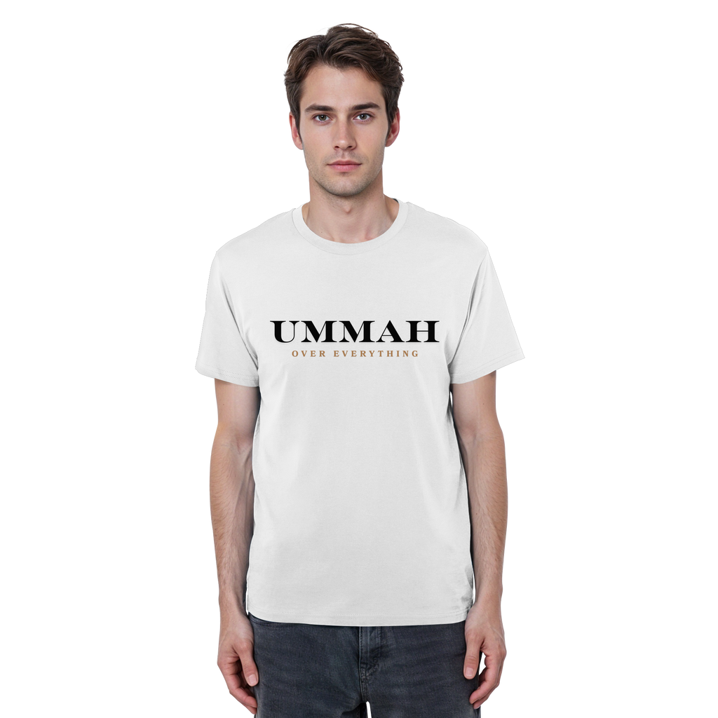 UMMAH OVER EVERYTHING - Organic Basic Shirt