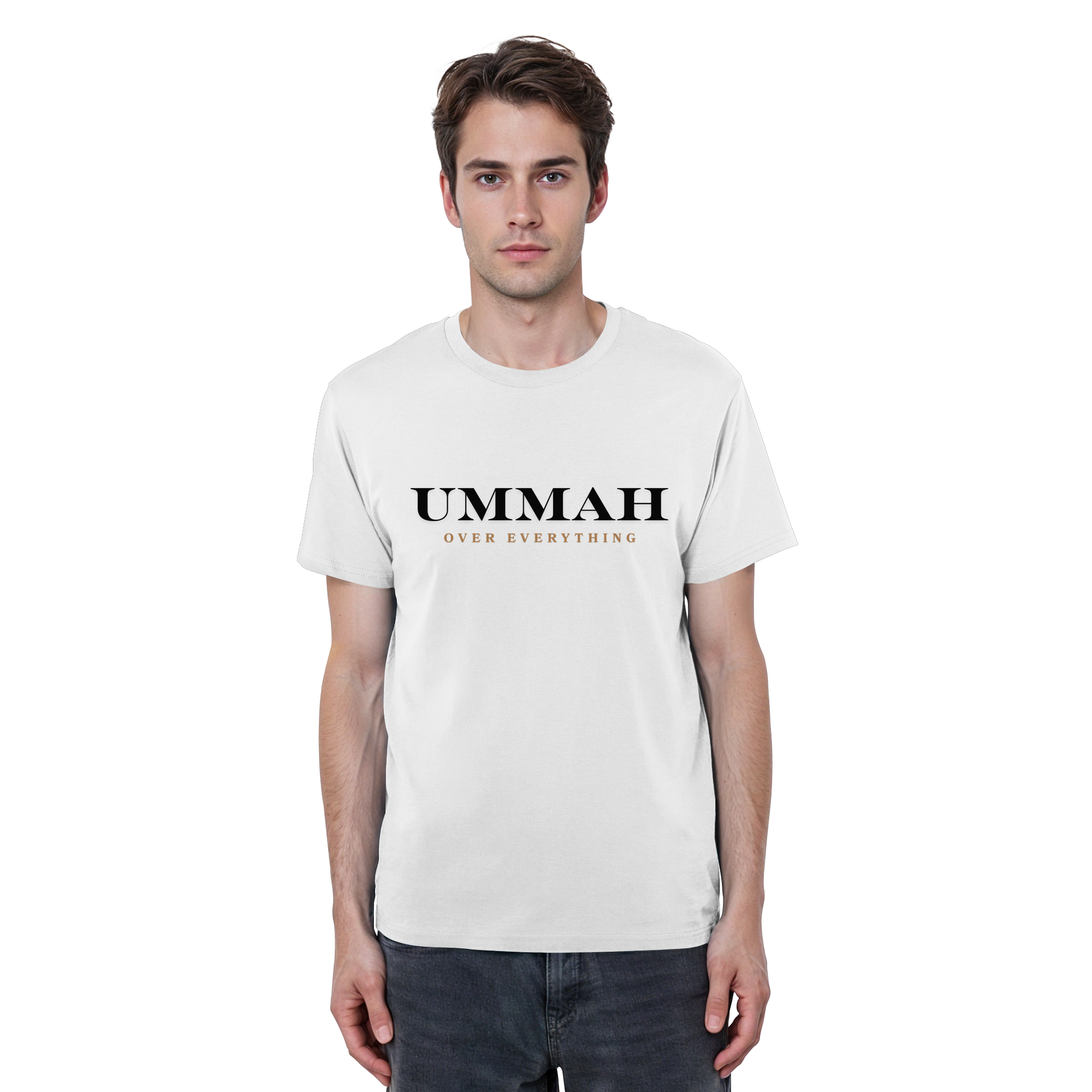 UMMAH OVER EVERYTHING - Organic Basic Shirt
